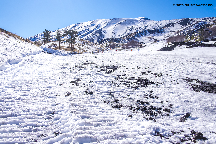 Neve sull'Etna